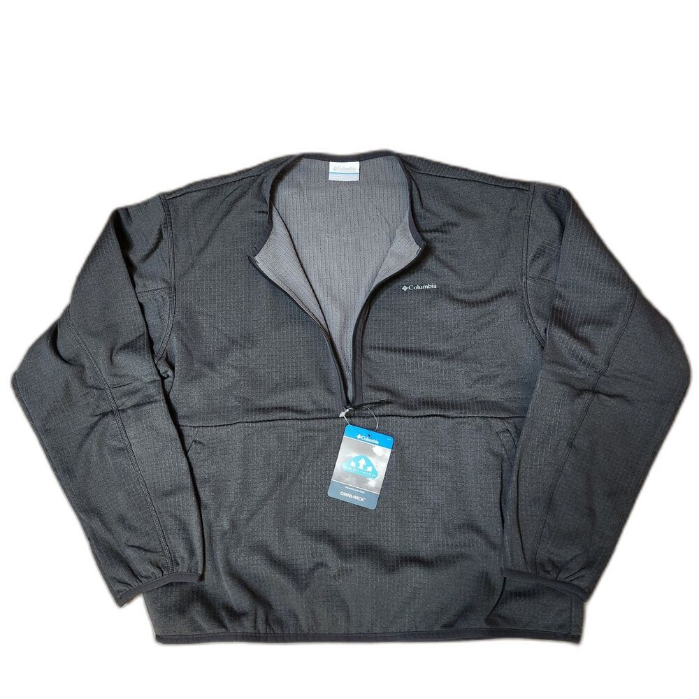 Columbia Omni‑Wick ½ Zip Pullover Women’s Small Gray NWT